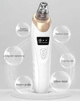 5 in 1 Electric Blackhead Acne Oil Remover Vacuum Suction Face Pore Cleaner Machine