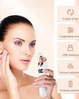 5 in 1 Electric Blackhead Acne Oil Remover Vacuum Suction Face Pore Cleaner Machine