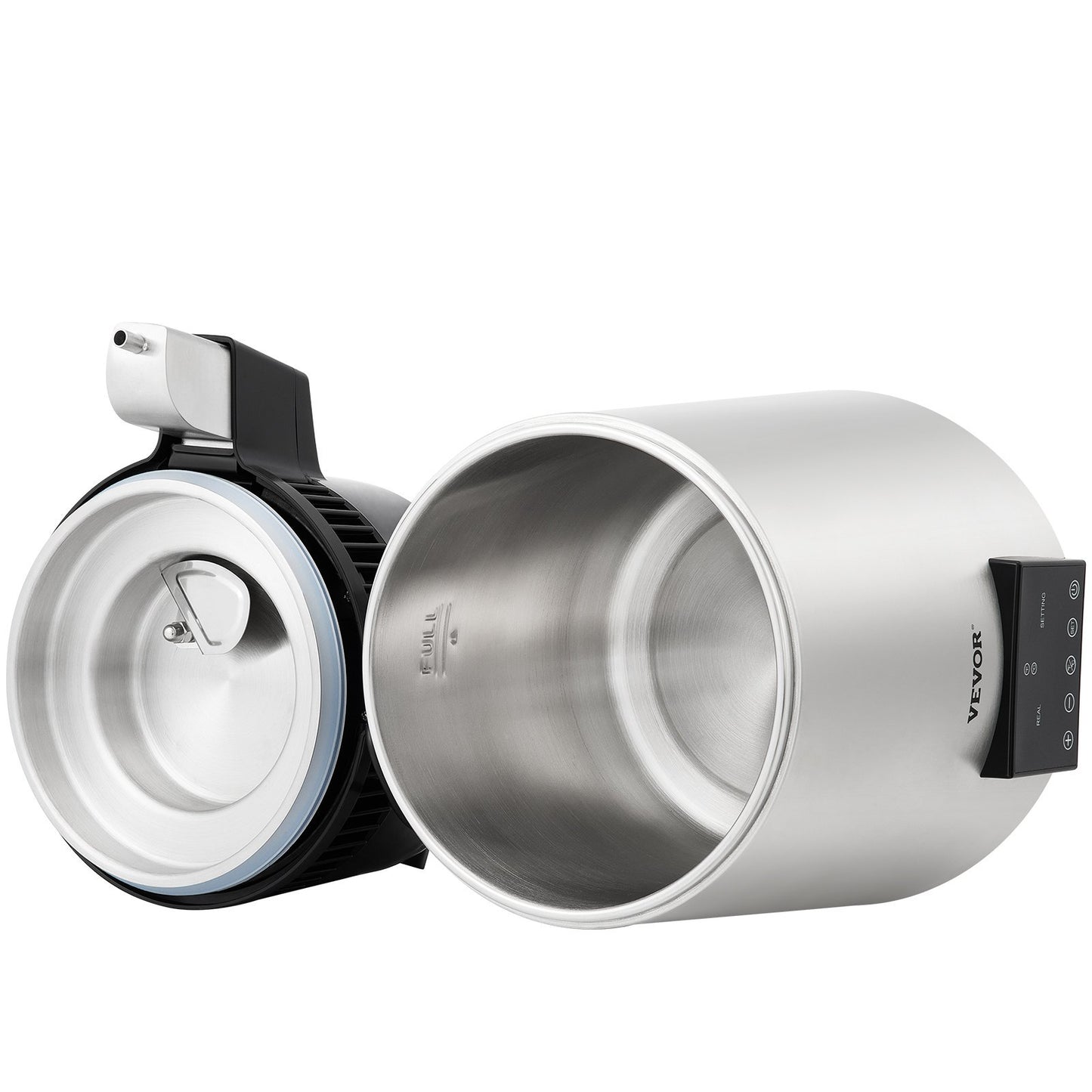 4L Water Distiller Distilled Water Maker Timing Dual-Temp Silver