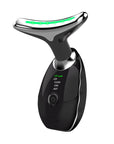 Beauty Facial Massager, 7 Color Wavy Acne Beauty Microcurrent Facial Device Skin Firming for Face Neck Beauty Device,