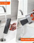 Self-Squeezing Mini Mop – Foldable Sponge Mop with One-Hand Squeeze Handle