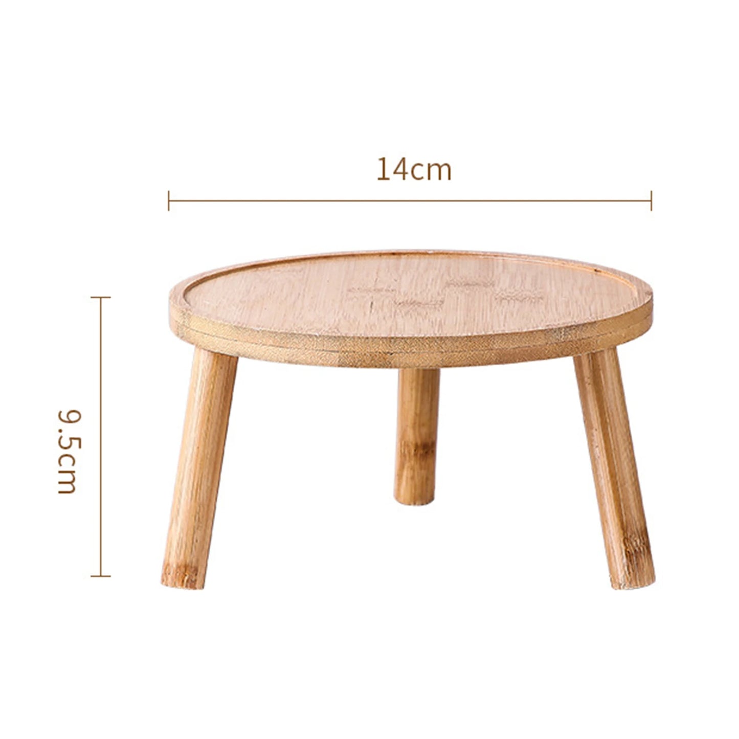 1Pc Mini Wooden Stool Plant Stand Plant Stool Bonsai Rack Plant Pot Riser Holder Flowerpot Rack Flower Pot Stool for Living Room