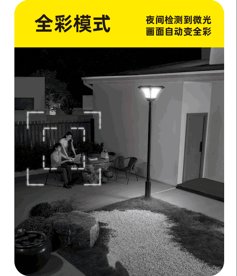 Outdoor No Dead Angle Voice HD Night Vision Camera