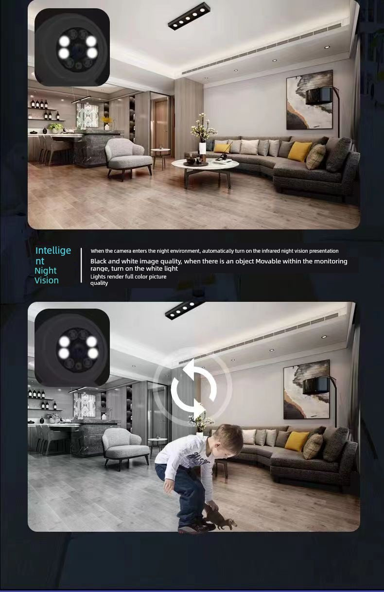 Huawei Zhixuan For Home Camera Mobile Phone Remote Wireless Monitor 360 Degrees No Dead Angle HD Night Vision Photography