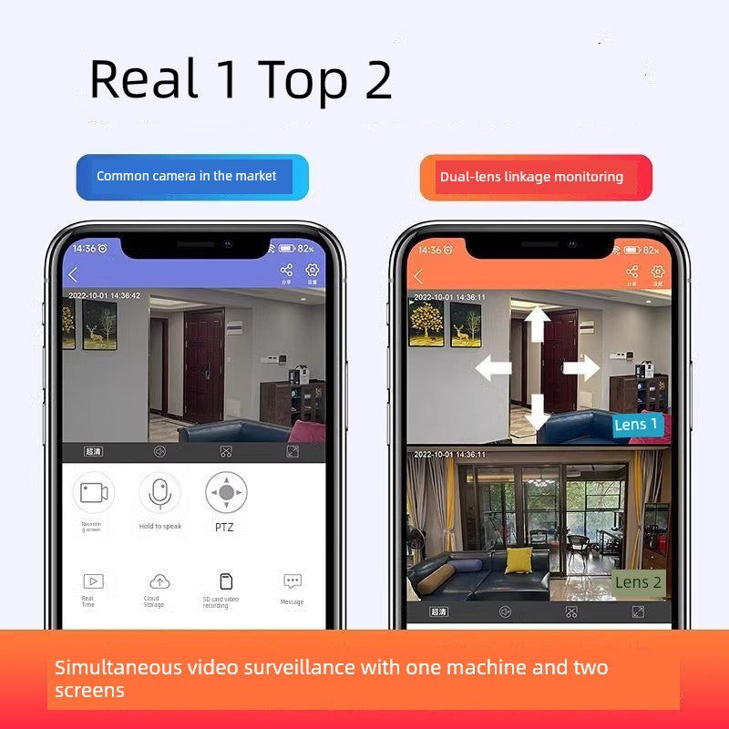 Huawei Zhixuan For Home Camera Mobile Phone Remote Wireless Monitor 360 Degrees No Dead Angle HD Night Vision Photography
