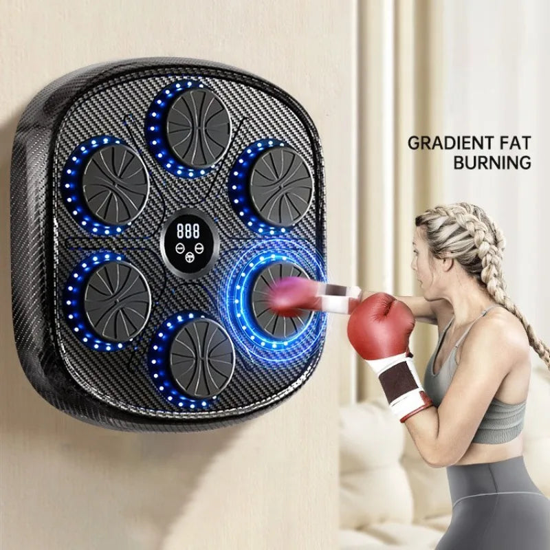 Musical Boxing Electronic Wall Home Exercise Devices Boxing Training Equipment Fitness Smart Music Boxing Gauntlet Supplies