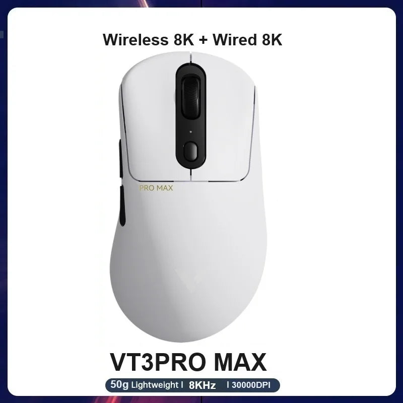 Rapoo VT1PRO/VT1PRO MA/VT3PRO/VT3PRO Max Wireless Gaming Mouse 8KHz Polling Rate 26000/30000 DPI 59g Lightweight Optical Sensor