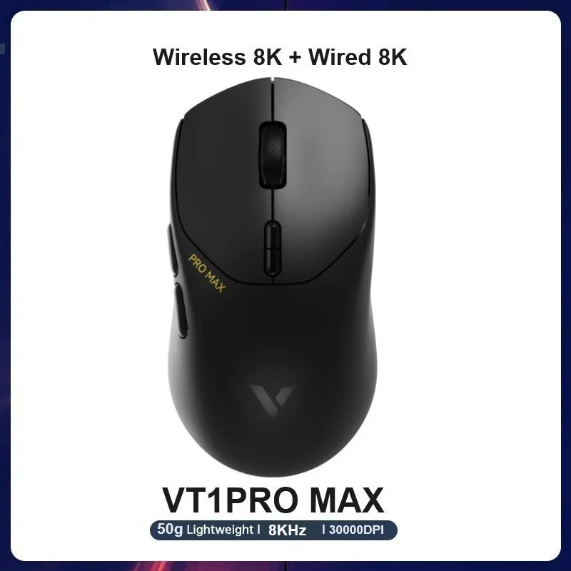 Rapoo VT1PRO/VT1PRO MA/VT3PRO/VT3PRO Max Wireless Gaming Mouse 8KHz Polling Rate 26000/30000 DPI 59g Lightweight Optical Sensor