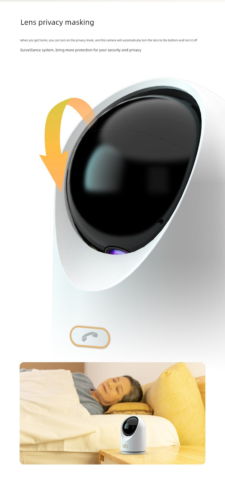 MIJIA App HD 360 Degree Panoramic Smart Camera