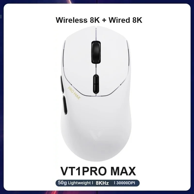Rapoo VT1PRO/VT1PRO MA/VT3PRO/VT3PRO Max Wireless Gaming Mouse 8KHz Polling Rate 26000/30000 DPI 59g Lightweight Optical Sensor
