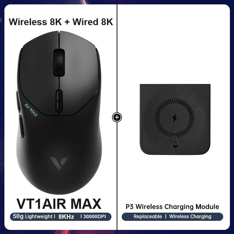 Rapoo VT1PRO/VT1PRO MA/VT3PRO/VT3PRO Max Wireless Gaming Mouse 8KHz Polling Rate 26000/30000 DPI 59g Lightweight Optical Sensor