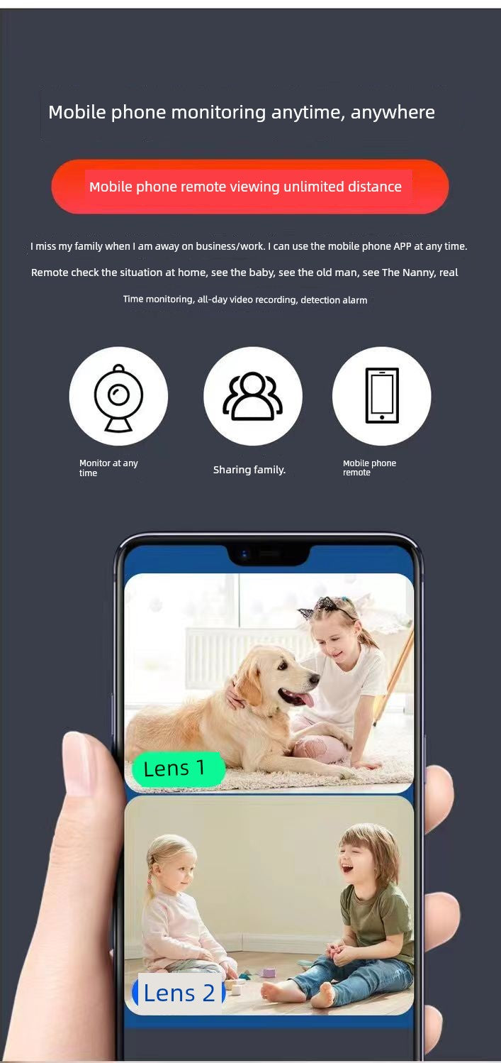 Huawei Zhixuan For Home Camera Mobile Phone Remote Wireless Monitor 360 Degrees No Dead Angle HD Night Vision Photography