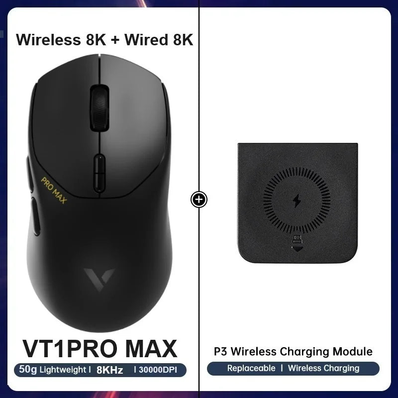 Rapoo VT1PRO/VT1PRO MA/VT3PRO/VT3PRO Max Wireless Gaming Mouse 8KHz Polling Rate 26000/30000 DPI 59g Lightweight Optical Sensor