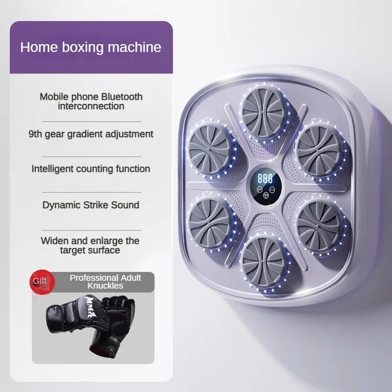 Musical Boxing Electronic Wall Home Exercise Devices Boxing Training Equipment Fitness Smart Music Boxing Gauntlet Supplies