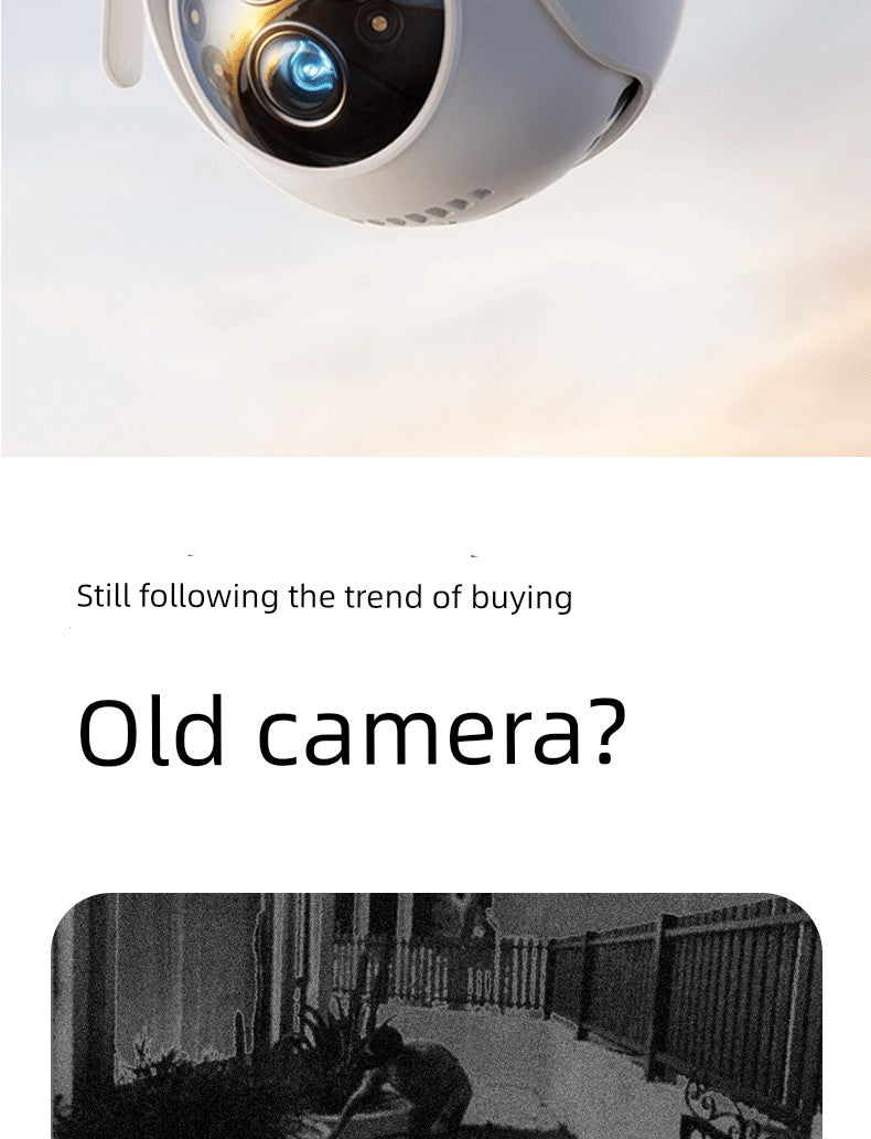 Outdoor No Dead Angle Voice HD Night Vision Camera