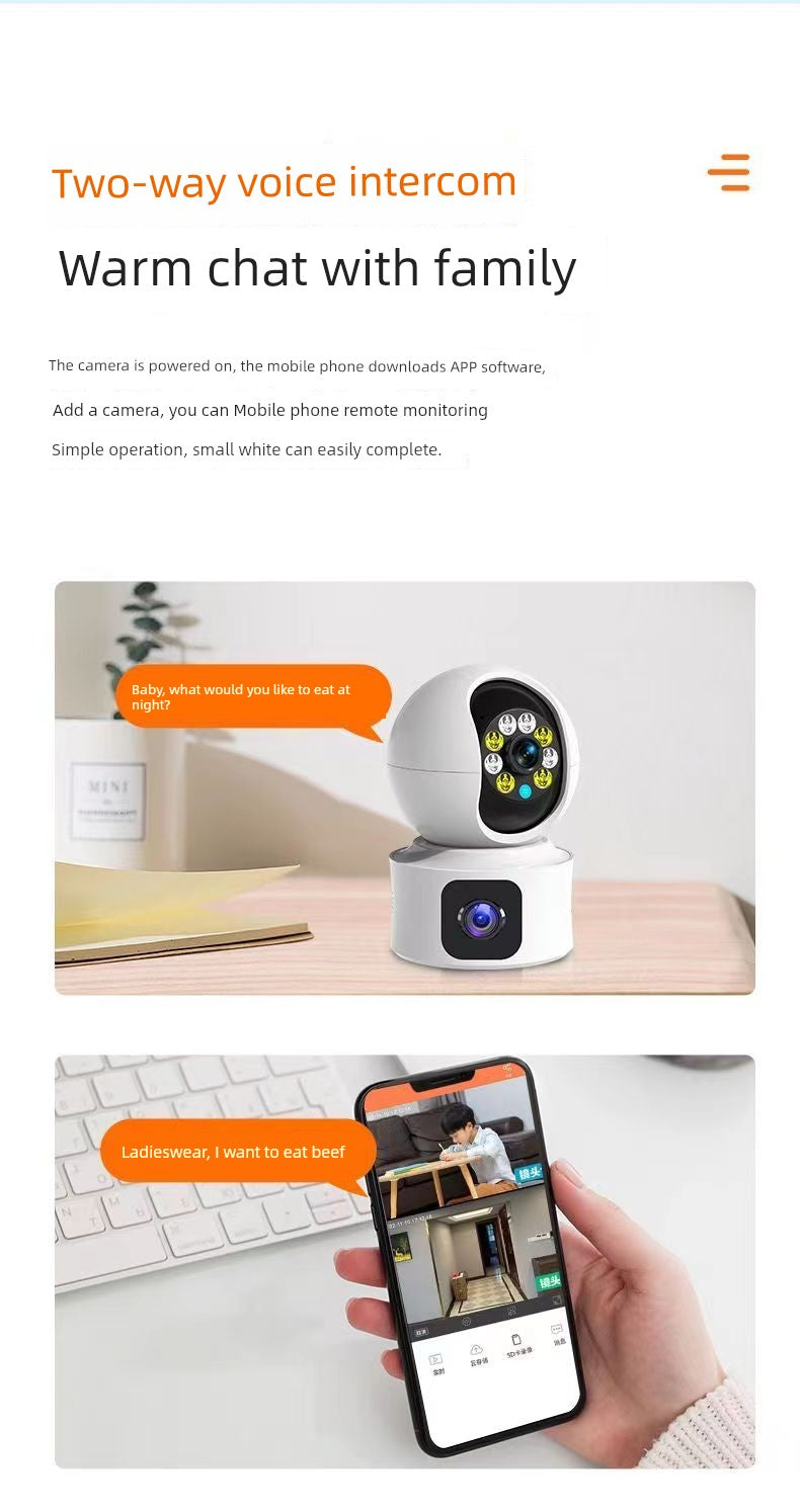 Huawei Zhixuan For Home Camera Mobile Phone Remote Wireless Monitor 360 Degrees No Dead Angle HD Night Vision Photography