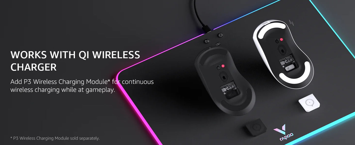 Rapoo VT1PRO/VT1PRO MA/VT3PRO/VT3PRO Max Wireless Gaming Mouse 8KHz Polling Rate 26000/30000 DPI 59g Lightweight Optical Sensor