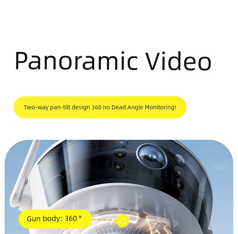Outdoor No Dead Angle Voice HD Night Vision Camera