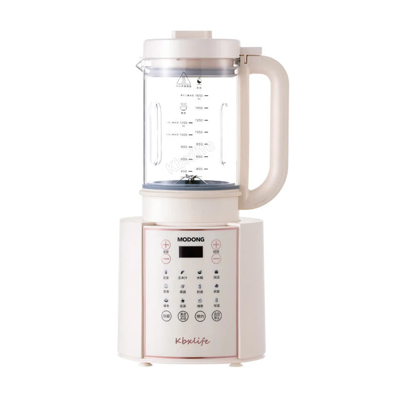 1.2L Soy Milk Maker Electric Juicer Blender Soybean Milk Machine Food Processor Wall Breaking Machine Auto Heating Cooking 220V