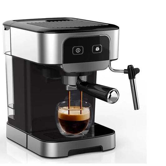 CM6868 Coffee Maker 20 Bar Italian Espresso Machine with Milk Frother Wand for Espresso, Cappuccino, Latte and Mocha 1450W 1.8L