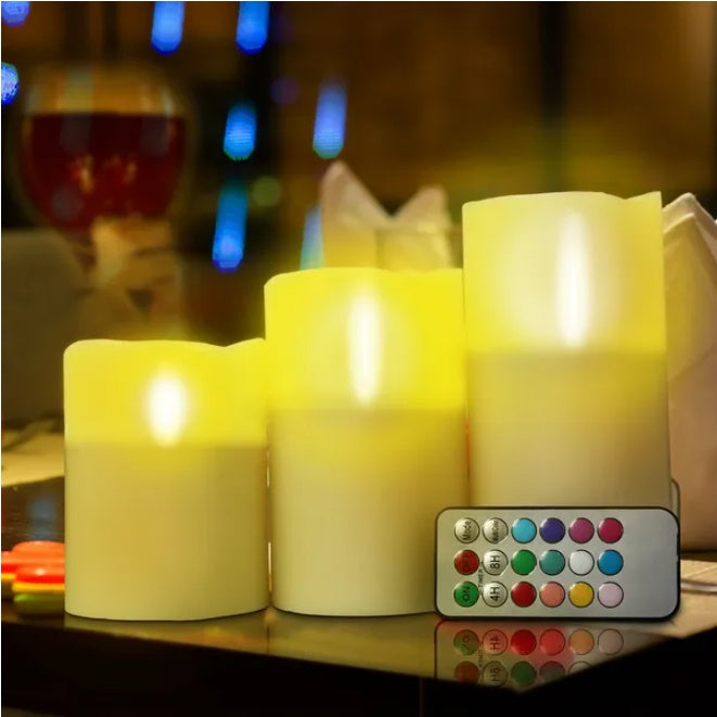 Wireless Battery Powered LED Flashing Candle