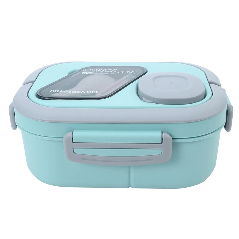 Cute Lunch Box for Kids Compartments Microware Bento Lunchbox Children Kid School Outdoor Camping Picnic Food Container Portable