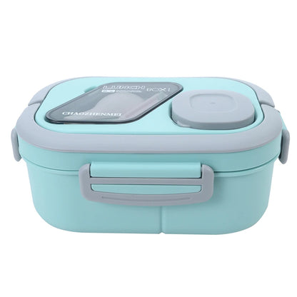 Cute Lunch Box for Kids Compartments Microware Bento Lunchbox Children Kid School Outdoor Camping Picnic Food Container Portable