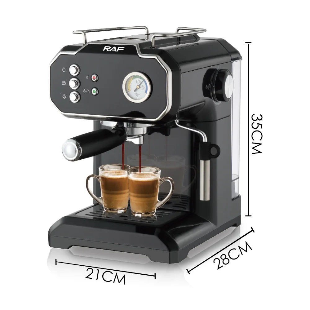 Home Espresso Machine Small Semi-Automatic Espresso Machine Multi-Function Milk Frother Beginner Coffee Machine