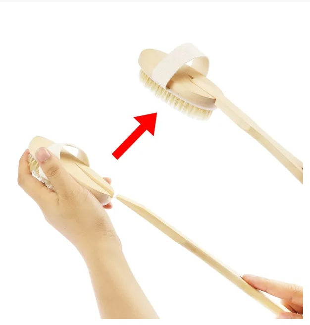 Bath Brush  Shower Body Back Scrubber With Long