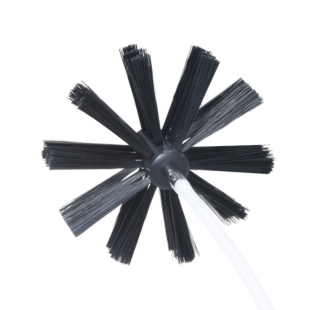 VEVOR 40 FEET Dryer Vent Cleaner Kit, 29 Pieces Duct Cleaning Brush, Reinforced Nylon Dryer Vent Brush, Dryer Cleaning Tools Lint Remover With Flexible Lint Trap Brush, Clamp Connectors