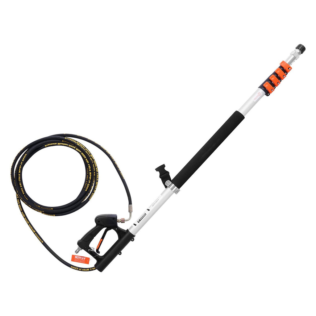 Pressure Washer Telescoping Wand 18 Ft Brush Head Included Telescopic Spray Wand