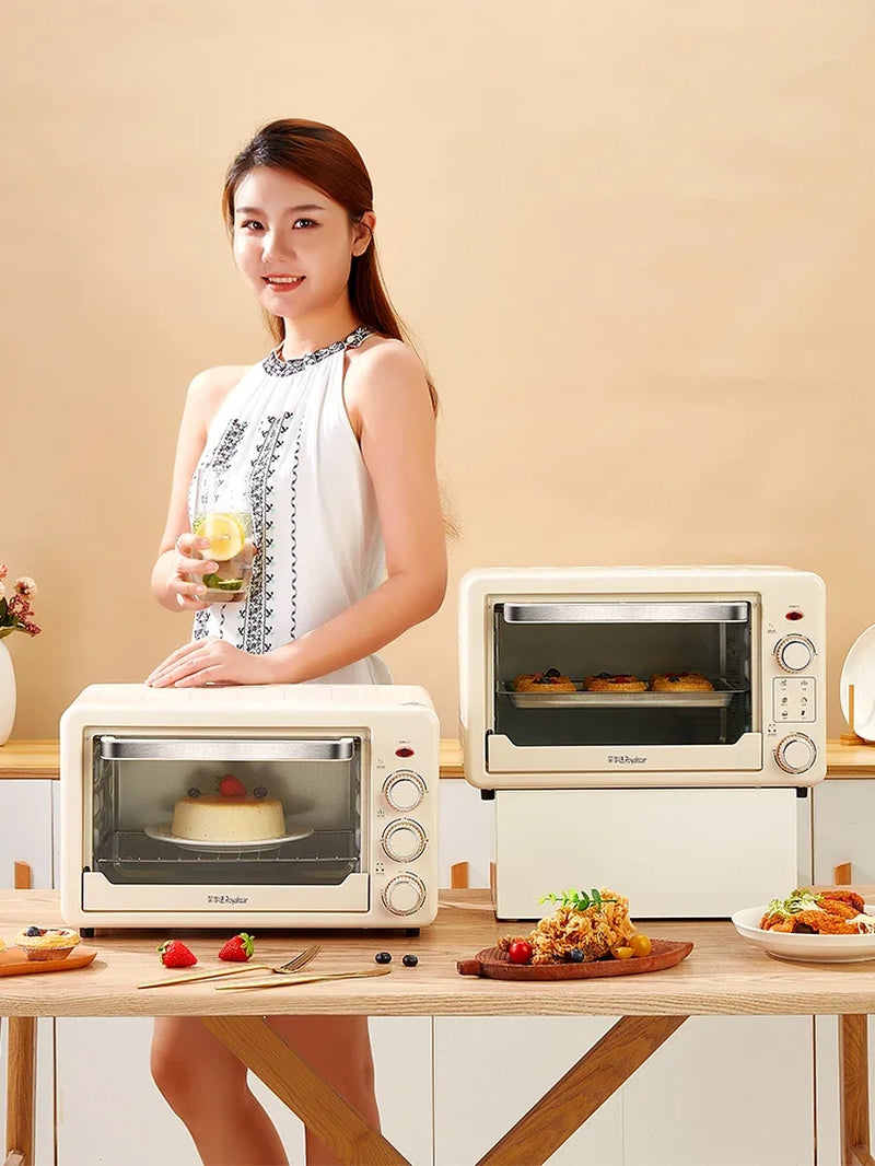 Electric Oven Household Small 22 Liters Multi-Function Large Capacity Baking Oven Automatic Mini Small Oven