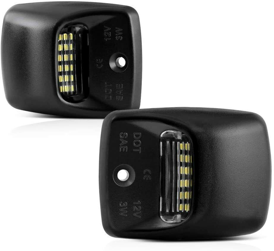 White LED Tag License Plate Light Bulbs Assembly Kit