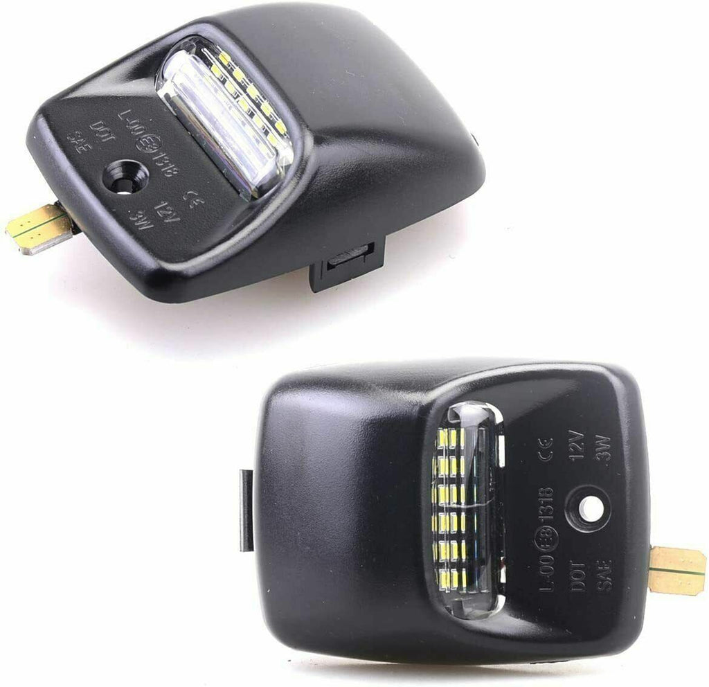 White LED Tag License Plate Light Bulbs Assembly Kit