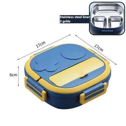 Outing Tableware 304 Portable Stainless Steel Lunch Box Baby Child Student Outdoor Camping Picnic Food Container Bento Box