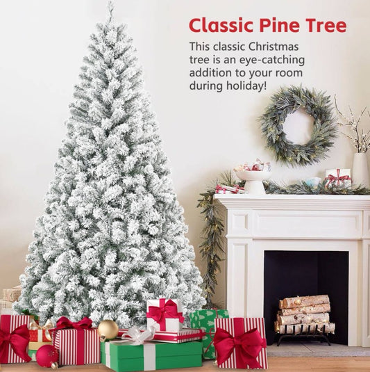 4ft PVC Round Head Flocking Tree