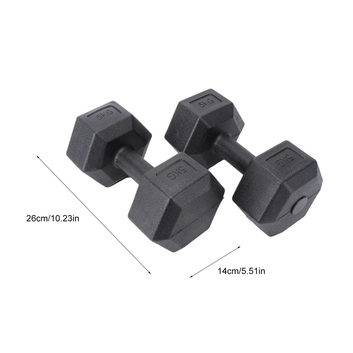 Dumbbell Hand Weight Adjustable Dumbells Rubberized Dumbbells Exercise Fitness Man