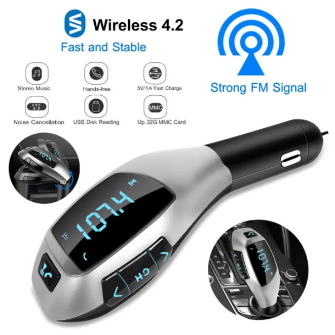 Car Mounted FM USB Wireless Transmitter
