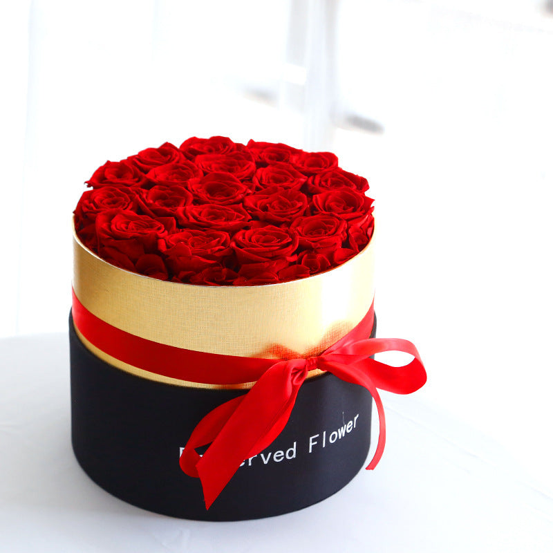Eternal Roses in Box – Preserved Real Rose Flowers Gift Set for Valentine’s Day