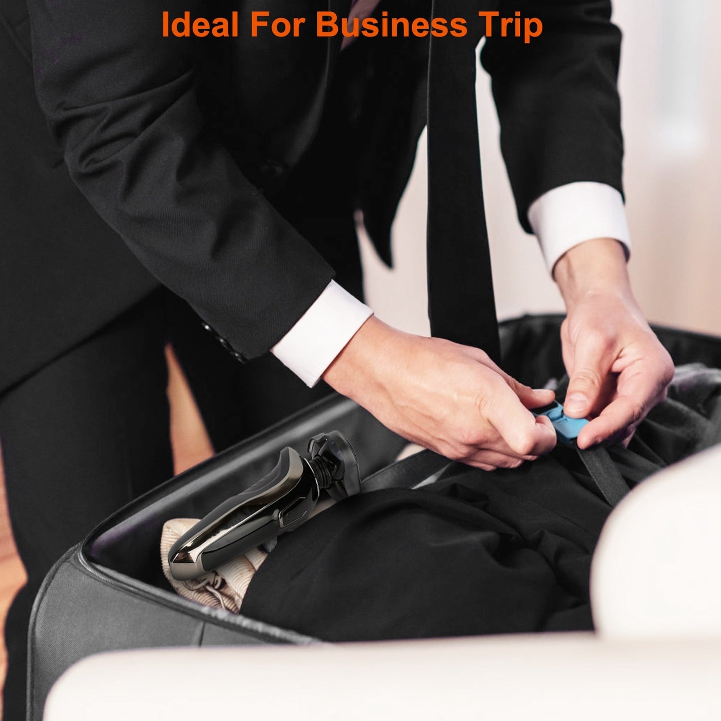 1Pack 5 In 1 Electric Razor Shaver Rechargeable Cordless Head Beard Trimmer Shaver Kit IPX6 Waterproof Dry Wet Grooming Kit