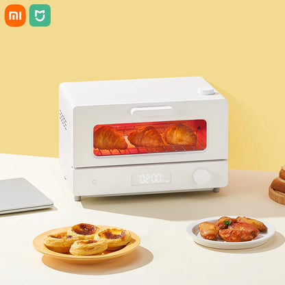 MIJIA Smart Steam Small Oven 12L Tabletop Home Ovens 1300W High Power Precision Temperature Control Steam Pizza Oven