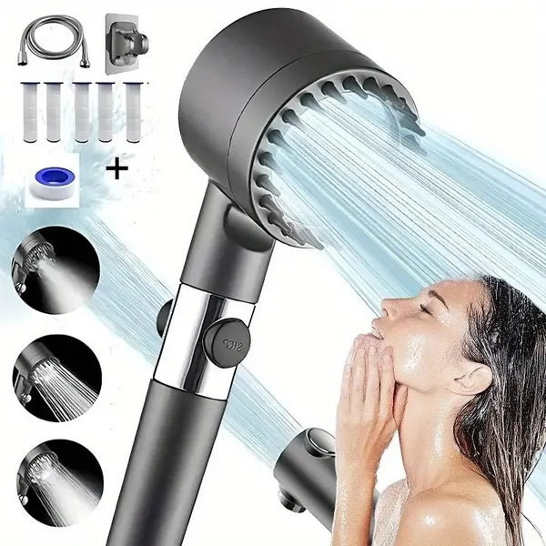 High Pressure Shower Head With Handheld And Filter