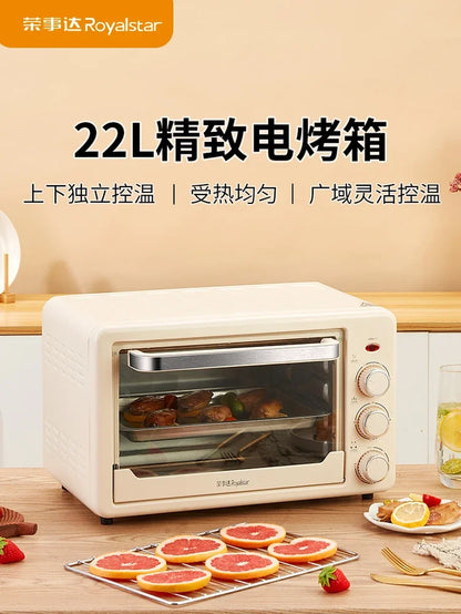 Electric Oven Household Small 22 Liters Multi-Function Large Capacity Baking Oven Automatic Mini Small Oven