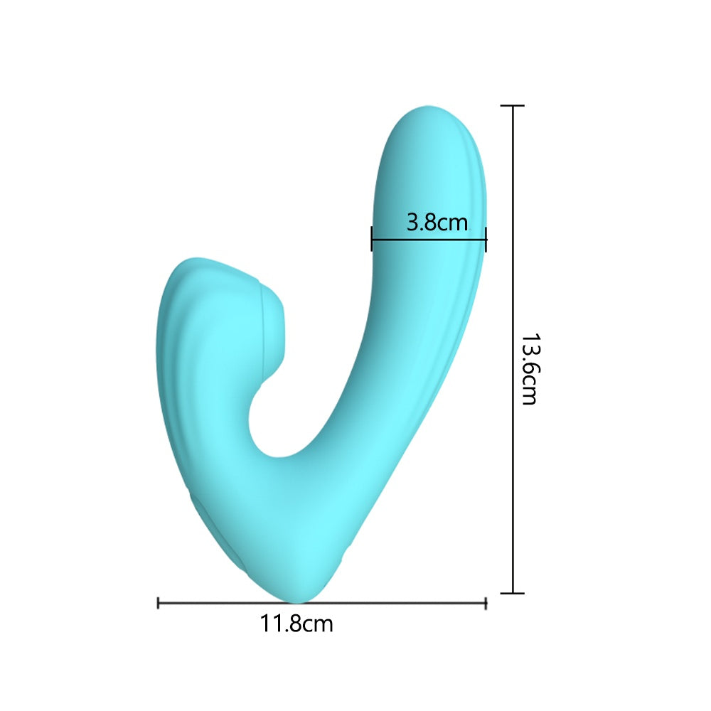 Silicone Clitoral Sucking Vibrator,   Vibration Settings, Dual Stimulation