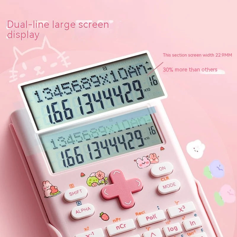 Function Sun Multifunctional Calculator Student Easy Portable Large Screen Calculator School Office Supplies