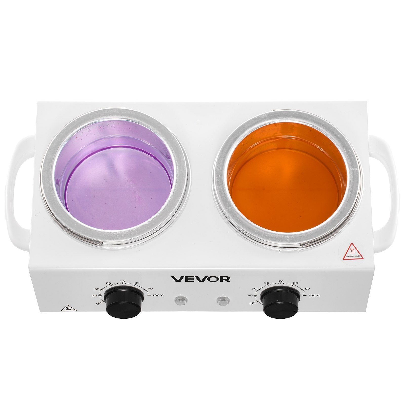 Double Wax Warmer 1200ML Professional Dual Wax Heater Pot For Hair Removal