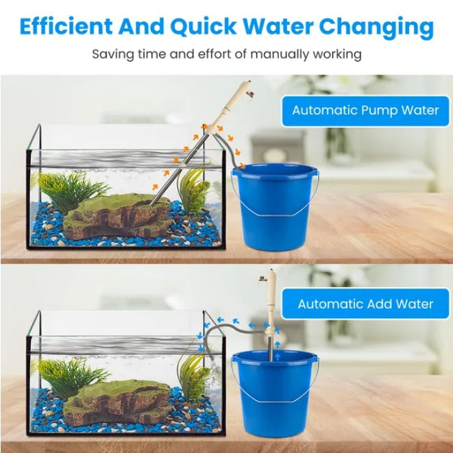 Multi Functional Electric Aquarium Gravel Cleaner Kit