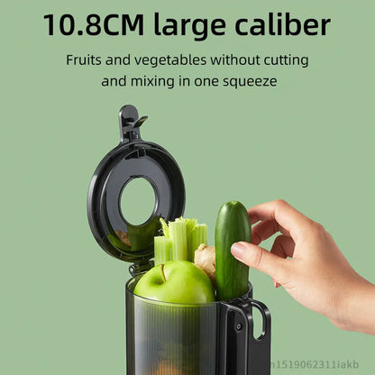 Large Caliber Original Juice Machine Residue Separation Household Low-Speed Fruit Vegetable Multi-Function Juicer Electric Juice