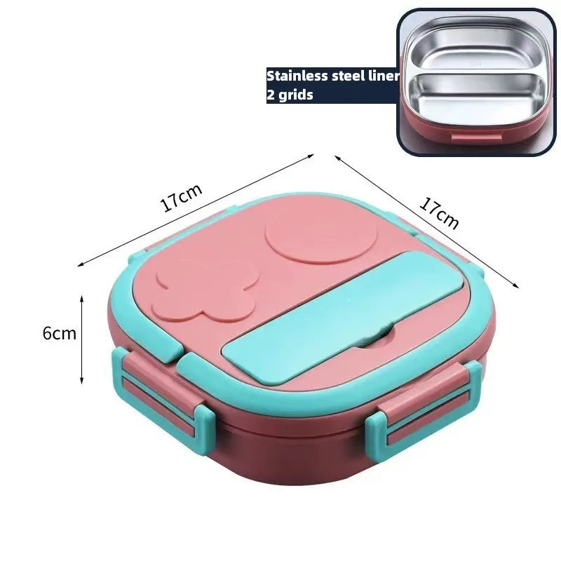 Outing Tableware 304 Portable Stainless Steel Lunch Box Baby Child Student Outdoor Camping Picnic Food Container Bento Box