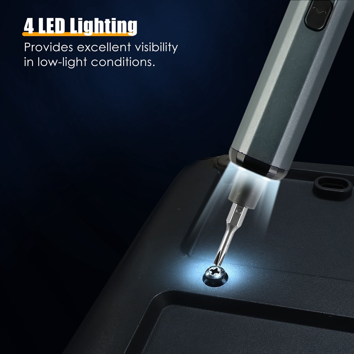 1Set 70 In 1 3.7V Mini Electric Screwdriver Kit Rechargeable Magnetic Repair Tool Kit With 5 Torque Settings 64 S2 Precision Bits 4 LED Lights For Phone Camera Laptop Watch Repair